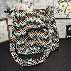 Vera Bradley Hipster Crossbody bag in the Sierra Stream pattern